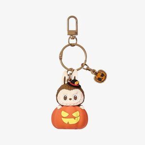 POP MART Happy Halloween Party Series Luminous Pumpkin Pendant (Labubu)